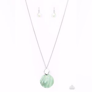 Tidal Tease - Green Necklace